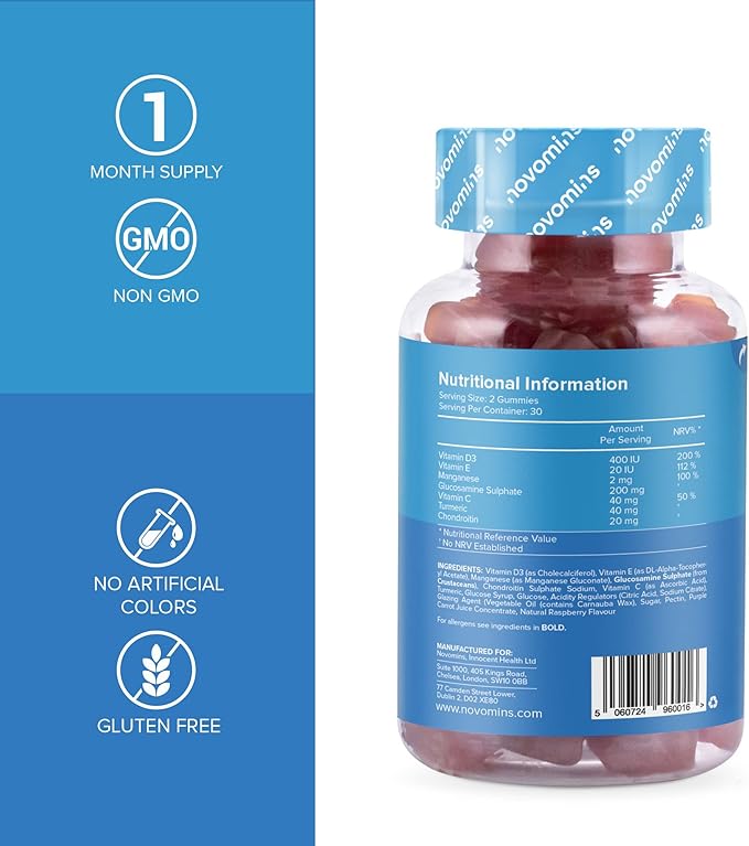 Novomins Joint Gummies – Glucosamine Chondroitin