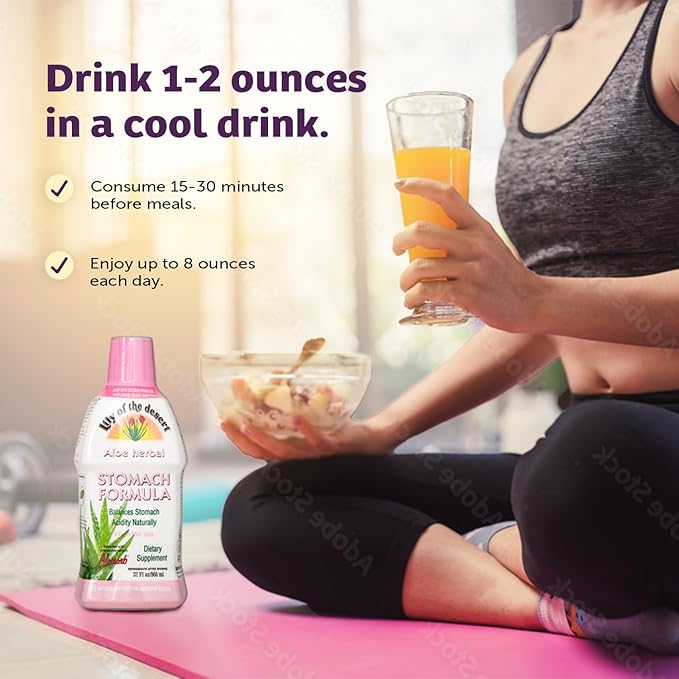 Lily Of The Desert Stomach Formula, 32 Oz 2)