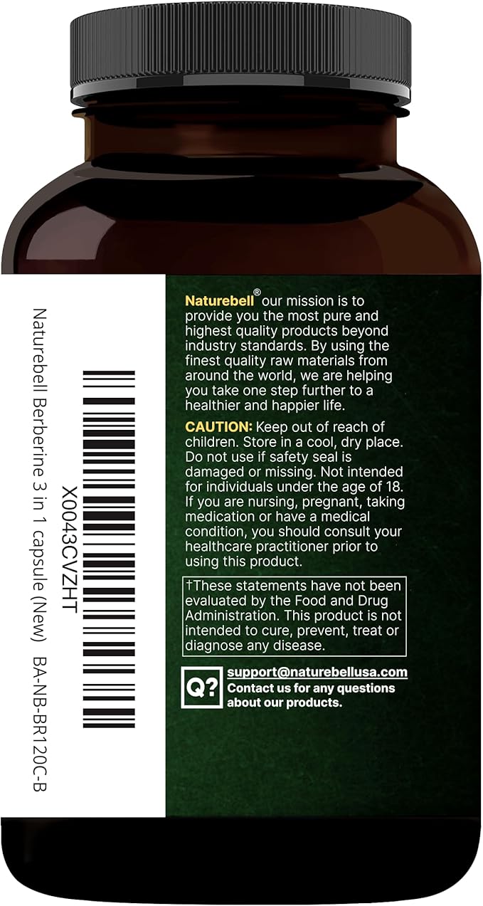 Berberine Supplement | Plus True Ceylon 97% Berberine