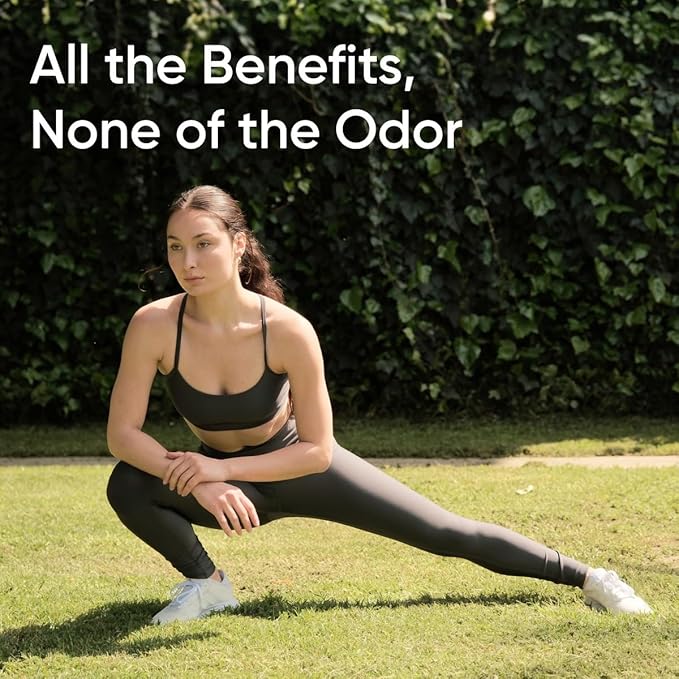 Sports Research Odorless Garlic Oil Pills (1000mg) with Parsley & Chlorophyll - Non-GMO Verified, Vegan Certified & Gluten Free - 150 Plantgel Capsules