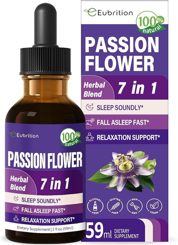 Passion Flower Liquid Drops for Sleep Supplement.2oz