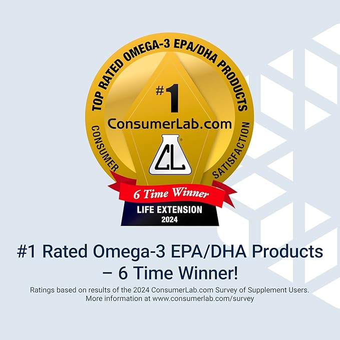 Life Extension Super Omega-3 EPA/DHA Fish 240 Softgels
