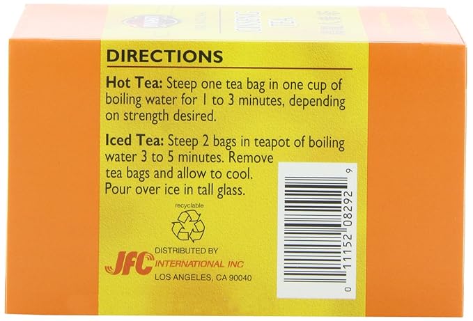 Dynasty Tea, Ginseng, 1.13-Ounce (Pack of 6)