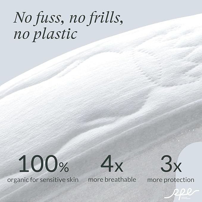 100% Organic Pads for Women, Ultra 3, 54 54 Count)
