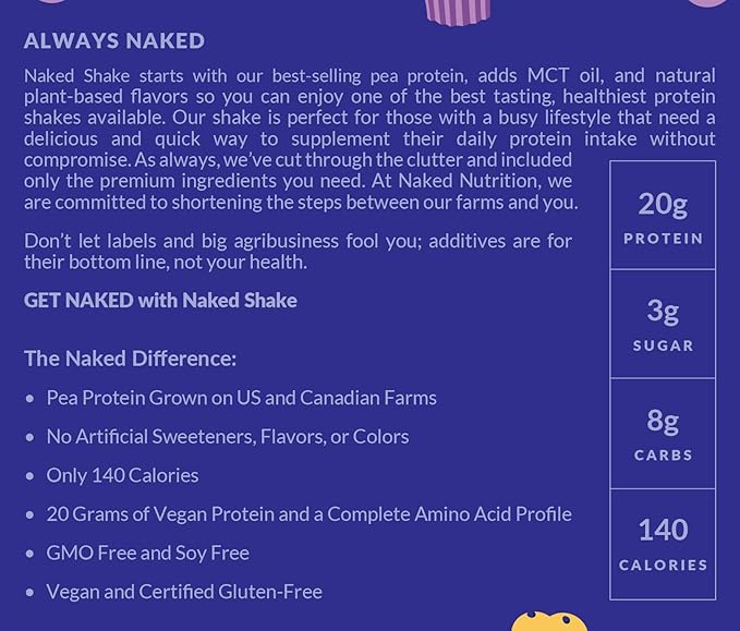 NAKED Shake - Blueberry Muffin Protein 30 Servings