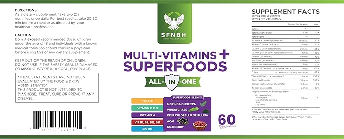 All in One Multi-Vitamins + Superfoods Blend