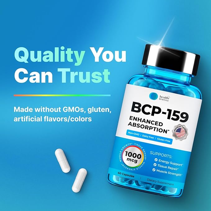 BCP-159 Capsules - Cycle Support & Muscle Recovery & Post Workout Recovery & Joint Support Supplement & Nac Supplement 240 Oral Capsules, (2 Packs)