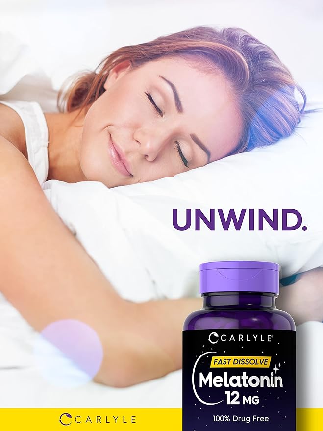 Carlyle Melatonin 12 mg Fast Dissolve 300 Tablets