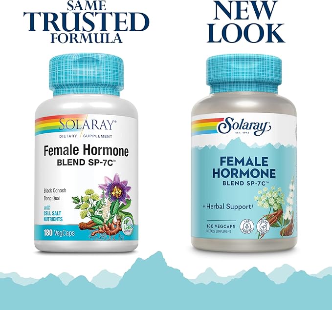 Solaray Female Hormone Blend SP-7C, Herbal 180 VegCaps