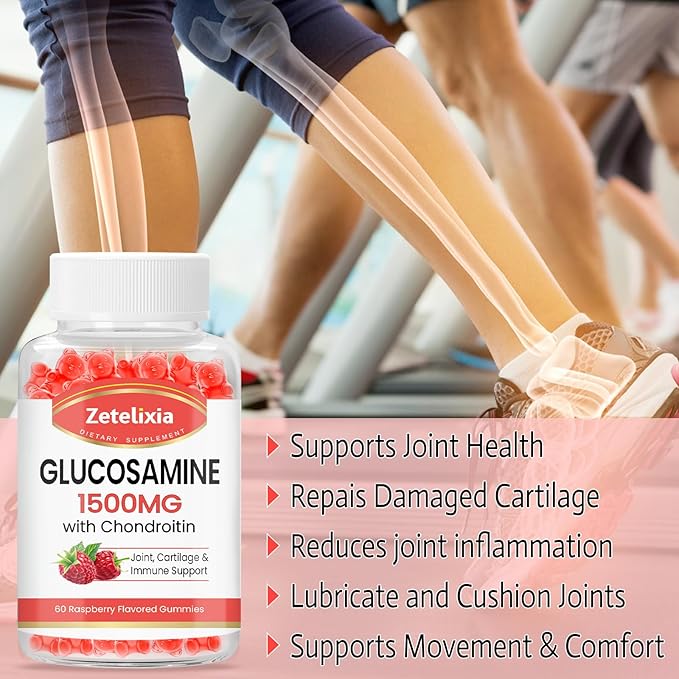 Glucosamine Chondroitin Gummies with MSM, Turmeric 60 Count