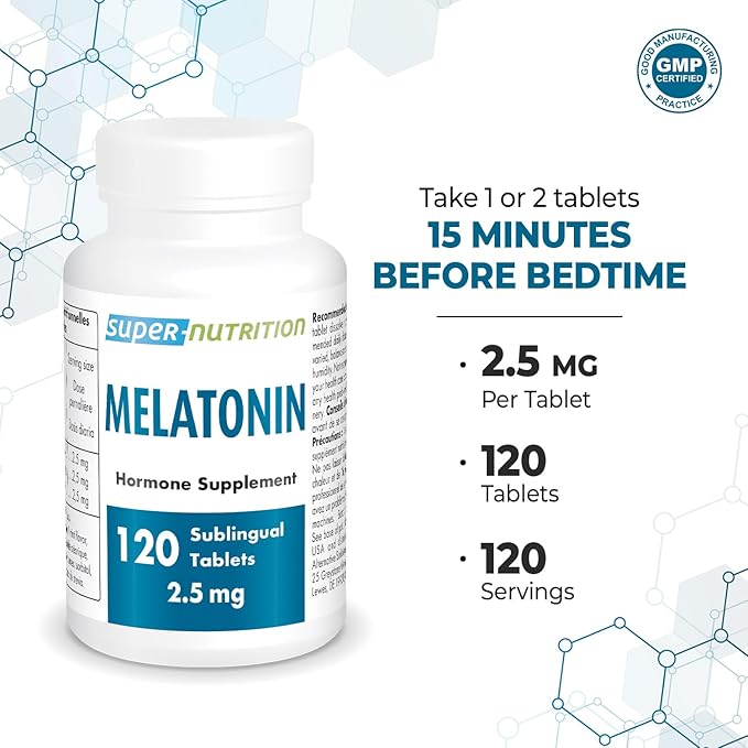 Supersmart - Melatonin 2.5mg (Ultra Fast 60 Sublingual