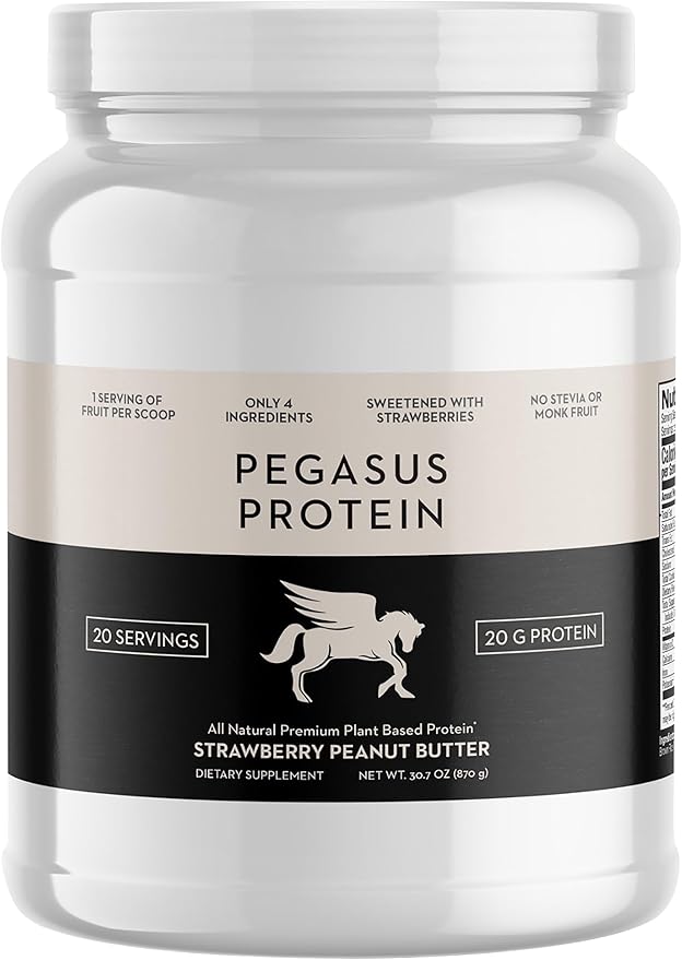 Premium Protein Powder, Strawberry Peanut Butter (20g of 4 Ingredients 20 Servings