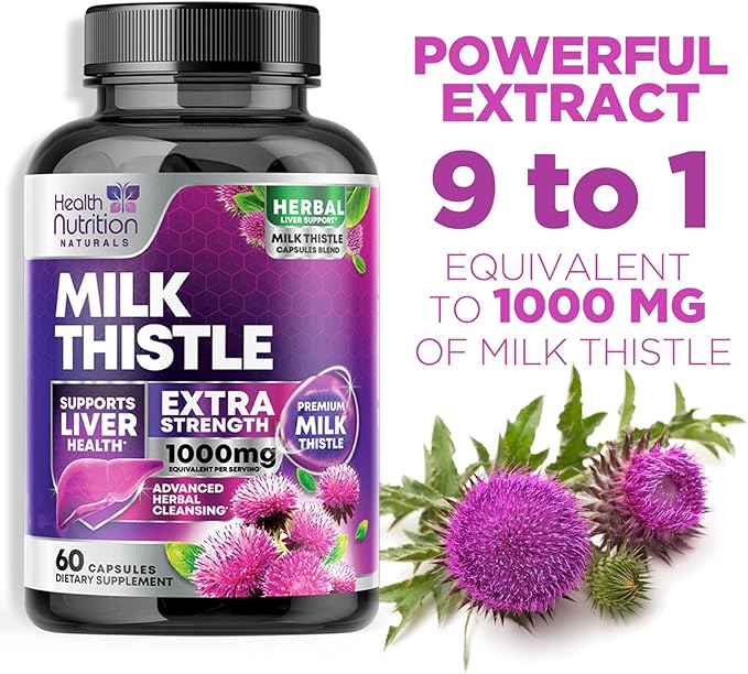 Milk Thistle 1000mg 60 Capsules