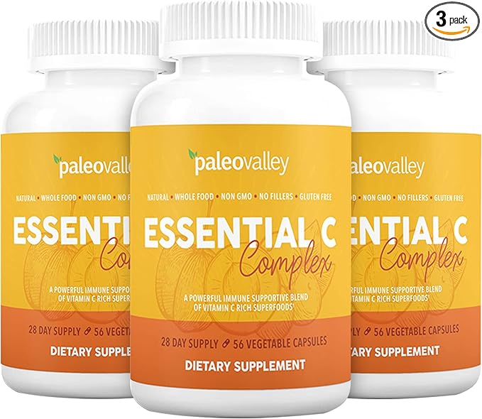 Paleovalley Essential C Complex 3 Pack, 450mg -