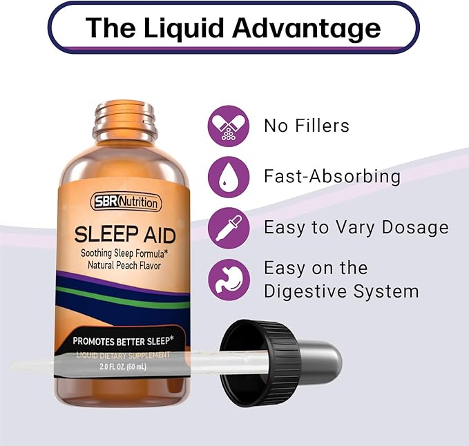 Natural Sleep Aid Liquid Drops 5 mg 2 fl