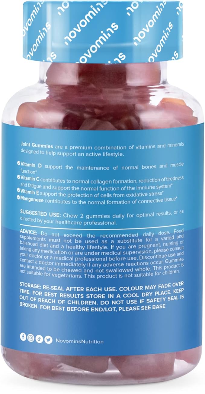 Novomins Joint Gummies – Glucosamine Chondroitin