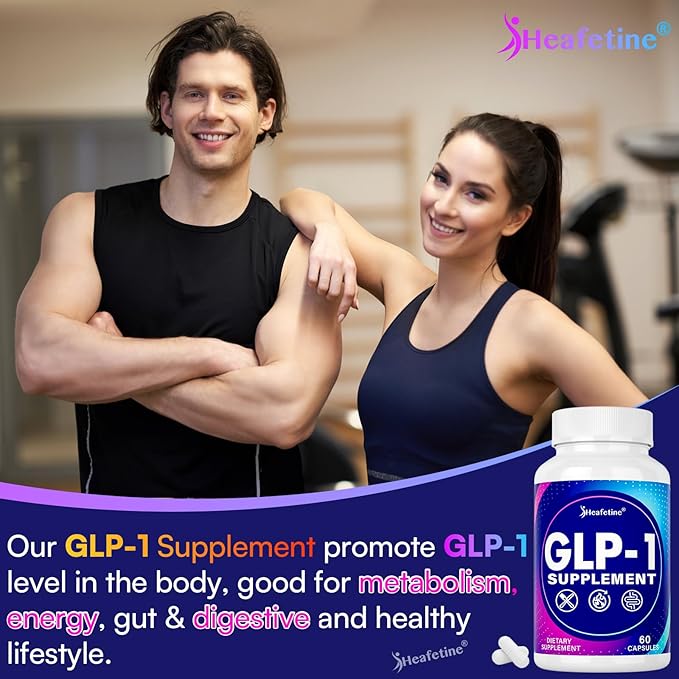 GLP-1 Supplement Support, with Naturally GLP1 Supplement Probiotic for Women & Men, Hops & Green Tea Extract, GLP 1 Supplements for Gut, Energy, GLP-1 Levels & Overall Health - 540 Capsules