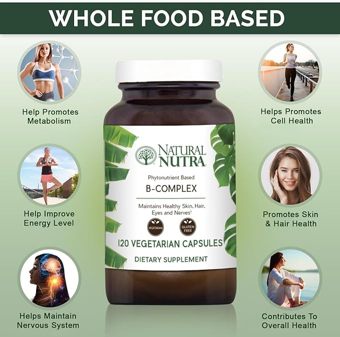 Natural Nutra Vitamin B Complex 120 Vegetarian