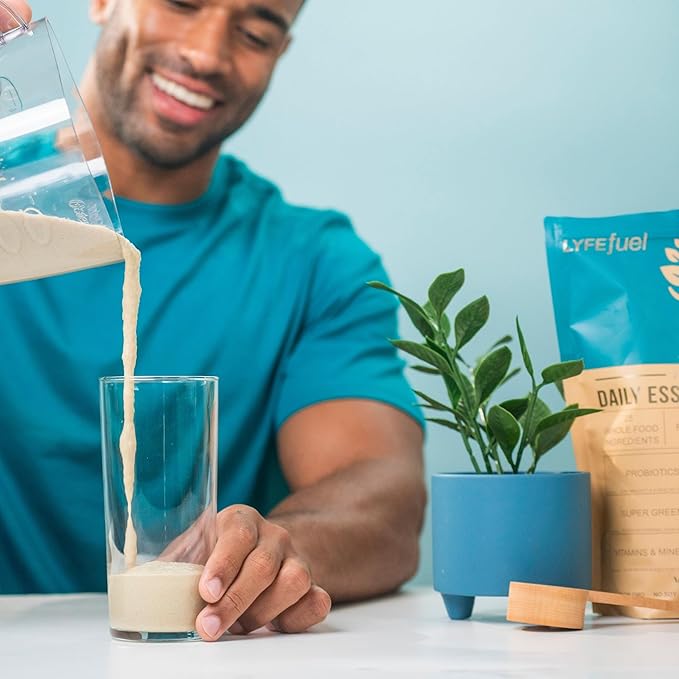 All-in-One Meal Replacement Powder by LyfeFuel 50+ Organic 24 Vegan
