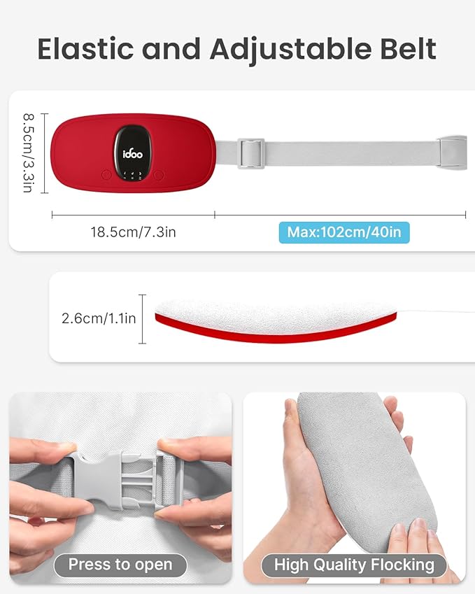 iDOO Wearable Heating Pad, FSA HSA 3 Heat 3 Massage