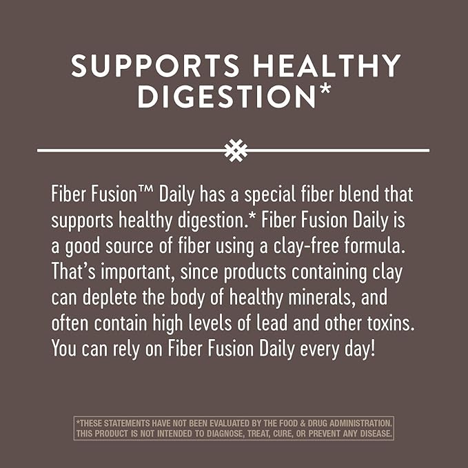 Nature's Way Fiber Fusion Daily Supplement, 150 Vegan