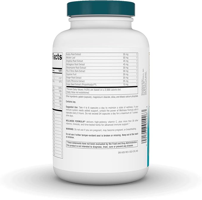 Source Naturals Wellness Formula Bio-Aligned Vitamins 240 Capsules