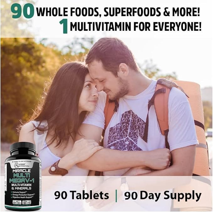 MEGAV-1 Multi-Vitamin, Superfood & Minerals 90 Tablets