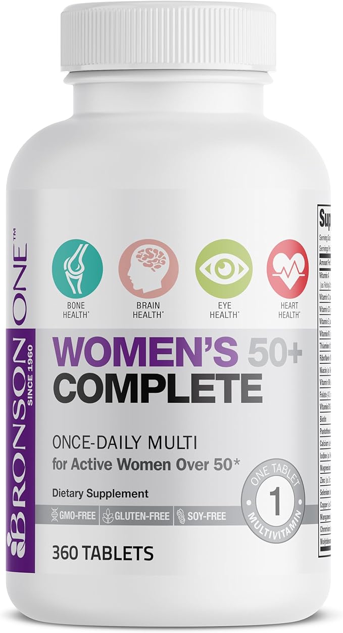 Bronson ONE Daily Women’s 50+ Complete 360 Tablets