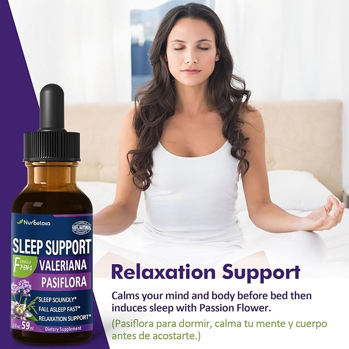 Sleep Support Drops, Gotas de Pasiflora Tincture.4oz