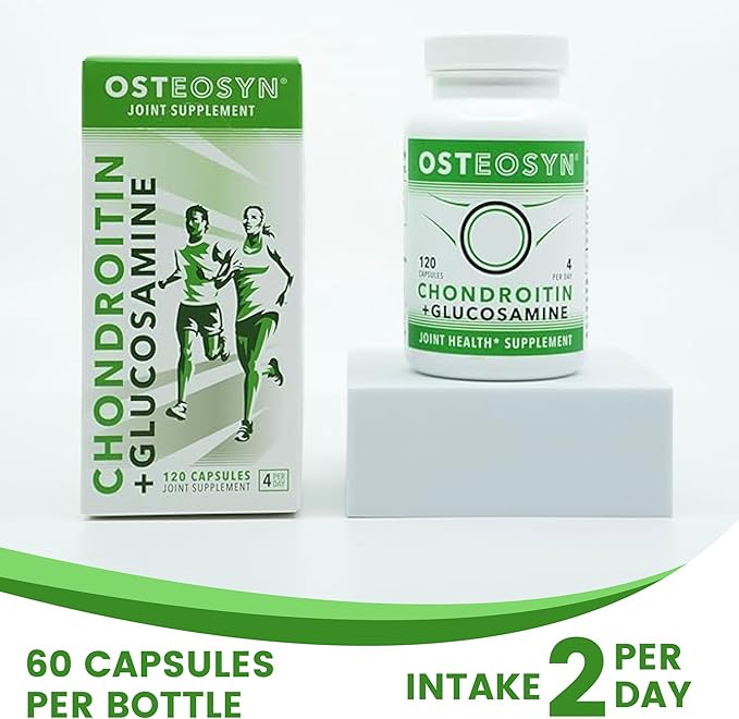 OSTEOSYN® by Synutra Pure CHONDROITIN 1200+ 30-Day Servings 120 Capsules, 4-Capsule Serving $1.67