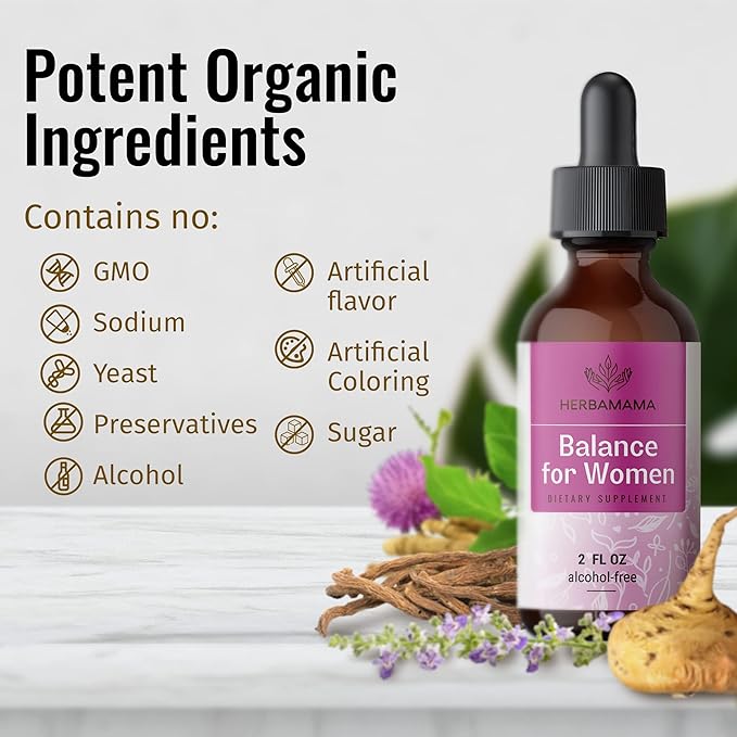 HERBAMAMA Balance for Women Liquid Extract 2 Fl.