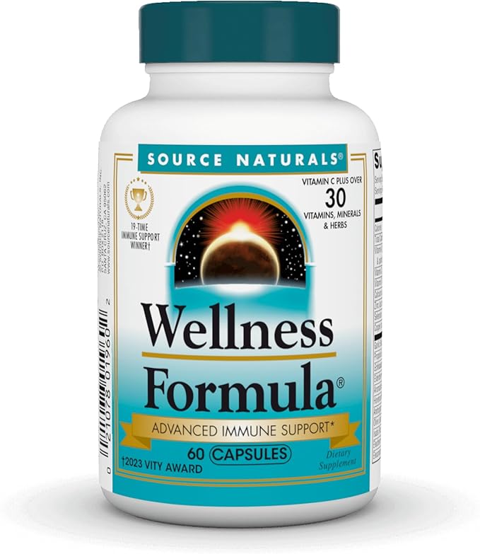 Source Naturals Wellness Formula Bio-Aligned Vitamins 60 Capsules