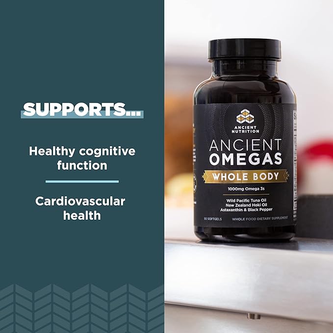 Ancient Nutrition Ancient Omegas Whole Body 90 Capsules
