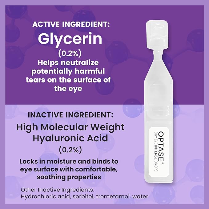 Optase Dry Eye Intense Drops, Single Dose 30 Single