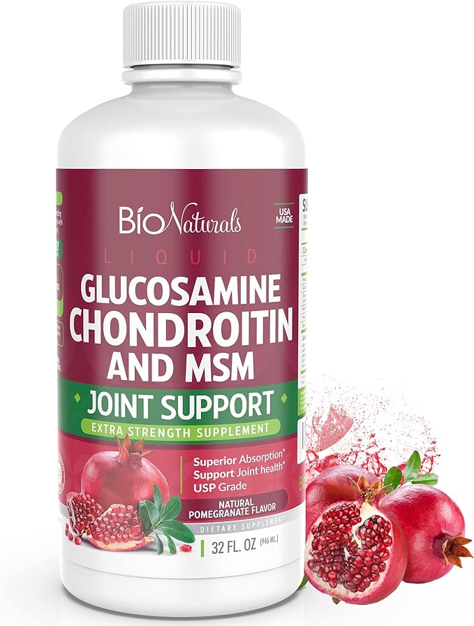 Liquid Glucosamine Chondroitin MSM Pharmaceutical Grade 32 fl