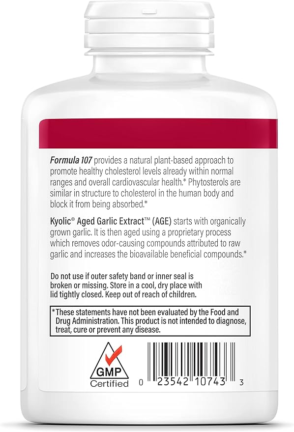 Kyolic Aged Garlic Extract Formula 107, 240 Capsules