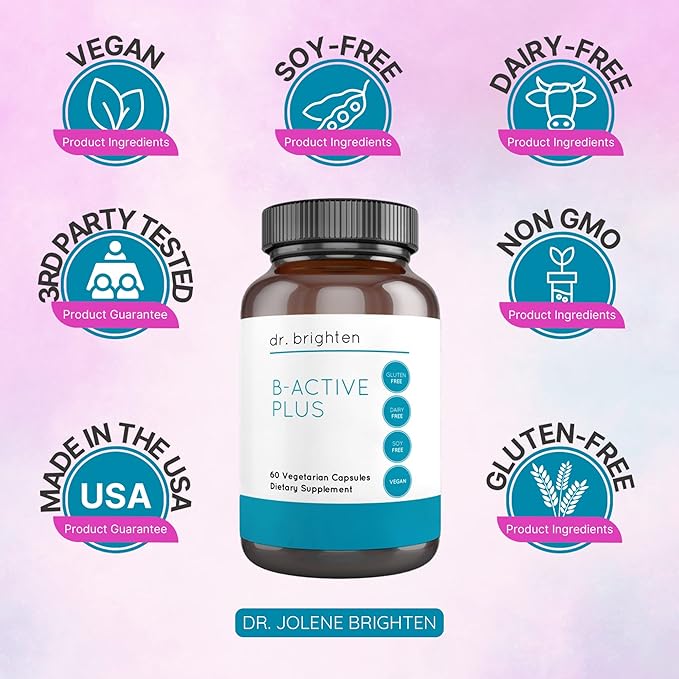 Dr. Brighten B-Active Plus — Vegan 60 Capsules