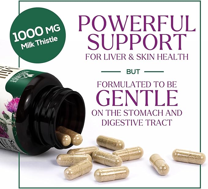 Nature's Milk Thistle 1000mg 120 Capsules