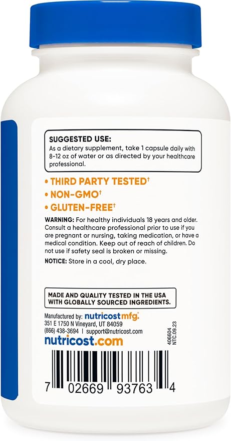 Nutricost Dong Quai 565mg, 120 Capsules