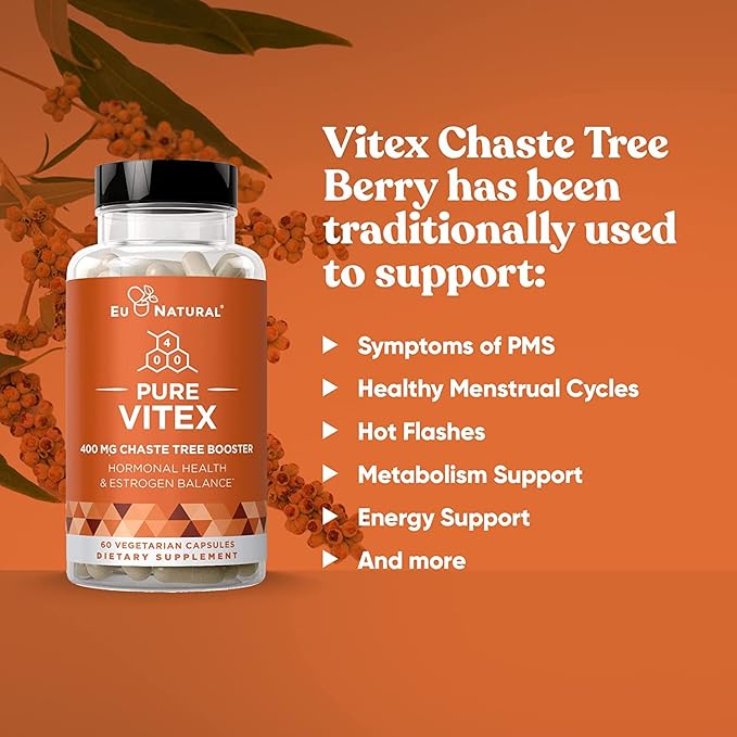 Vitex Pure 400 Mg Chasteberry – 60 Vegan