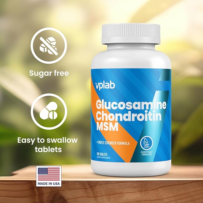 VPLab Glucosamine Chondroitin MSM Complex 2KCl, Chondroitin 180