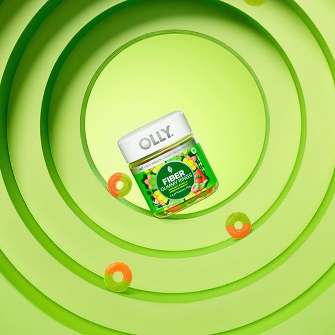 OLLY Fiber Gummy Rings, 5g Prebiotic 50ct