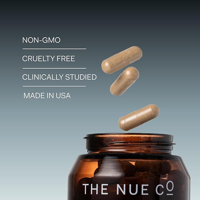 The Nue Co. Vitamin B Supplement, Supports Energy, Promotes Healthy Skin and Hair, Vegan, Gluten Free, 30 Capsules