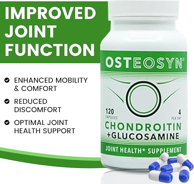 OSTEOSYN® by Synutra Pure CHONDROITIN 1200+ 30-Day Servings 120 Capsules, 4-Capsule Serving $1.67
