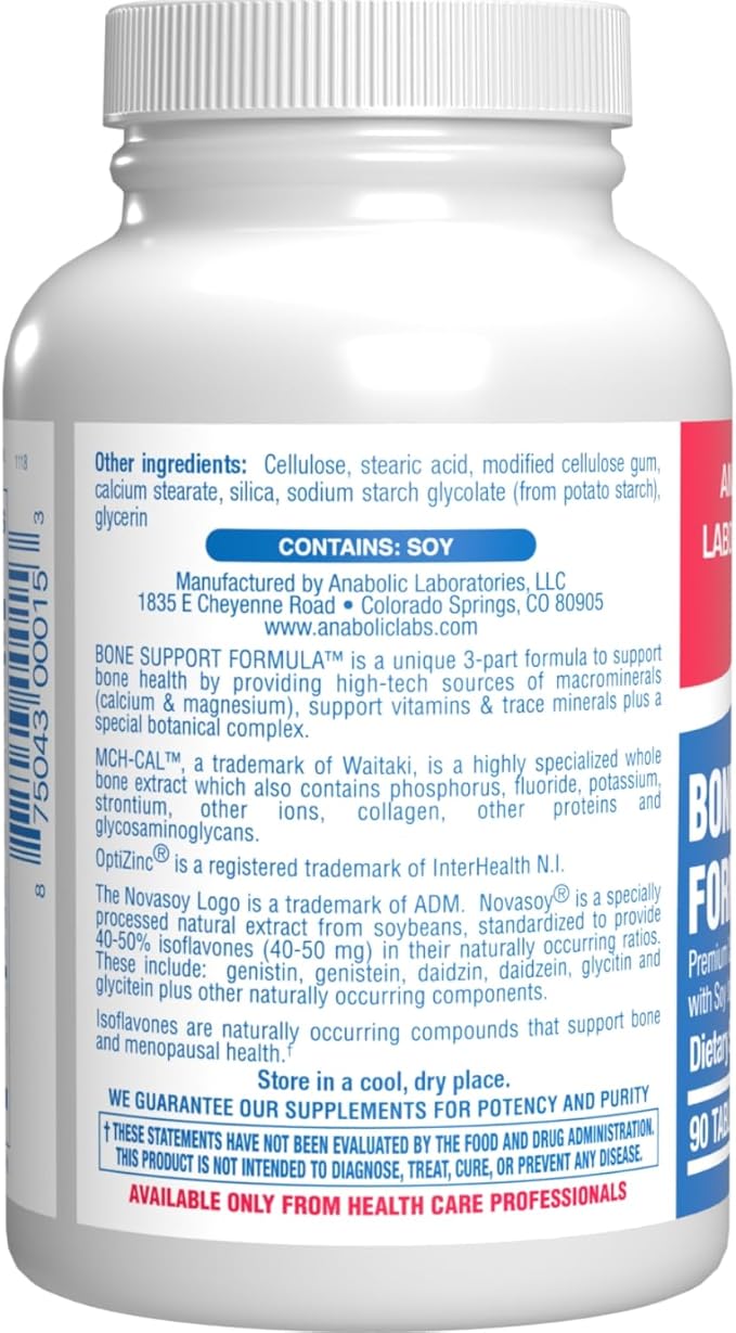 Clinical Calcium Complex Bone Supplement - Restorative Calcium Magnesium Zinc D3 Supplement for Bone Health Strength & Density Support with Antioxidant Bioflavonoids - High Absorption - 15 Servings