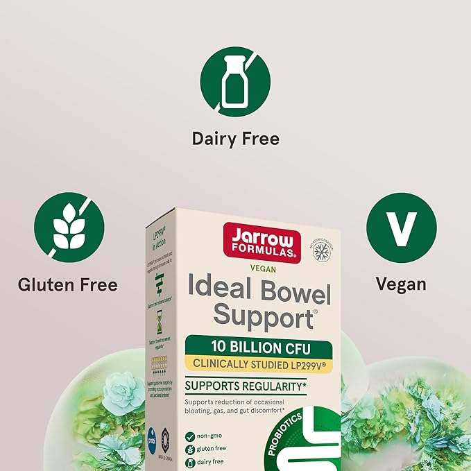Jarrow Formulas Ideal Bowel Support, 10 30 Veggie 30 Day