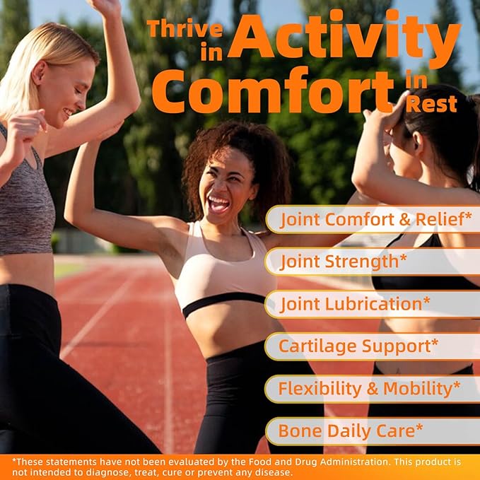 ZEBORA Glucosamine Chondroitin Joint Support Supplement, 120 Capsules