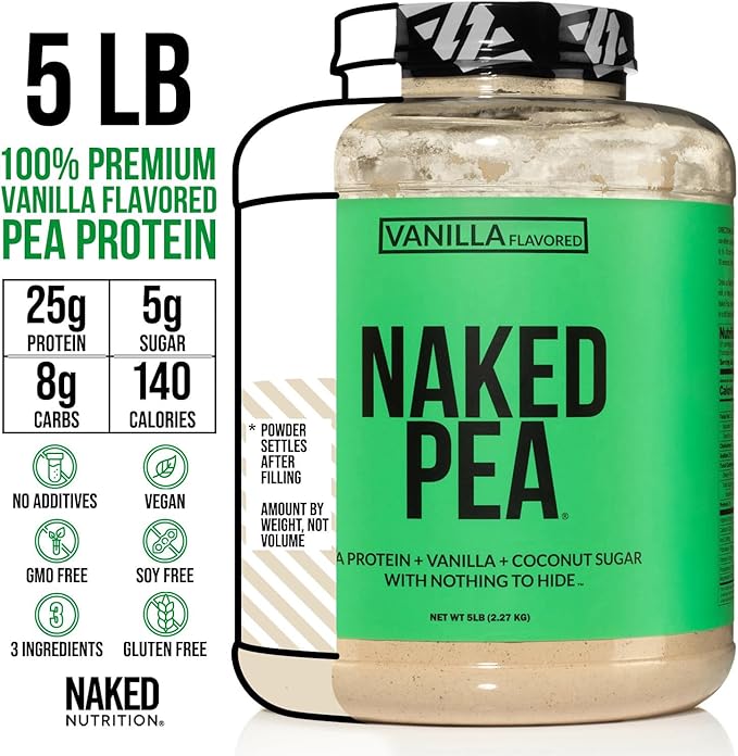 NAKED Pea - Vanilla Pea Protein 5lb Bulk,