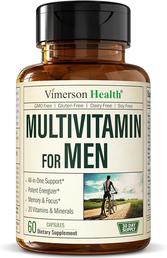 Multivitamin for Men B12, Zinc,
