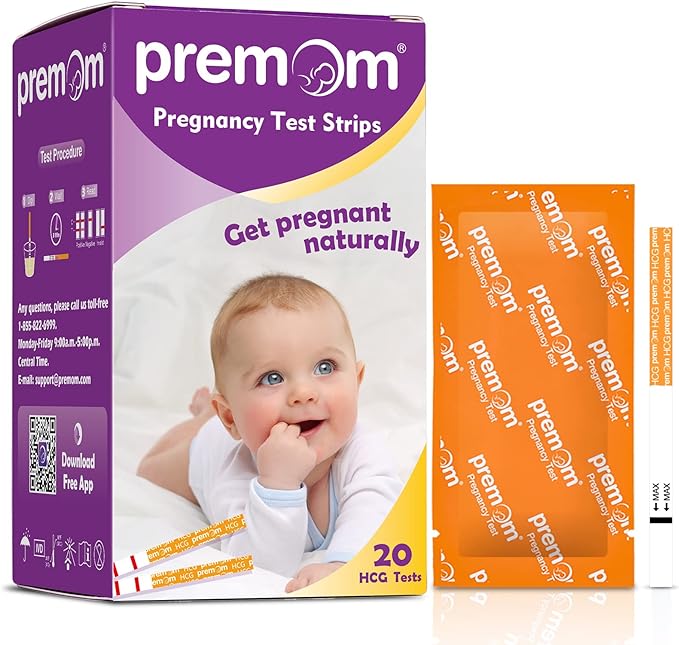 Premom Pregnancy Test Strips: Early Detection 20 Pack